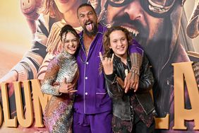 CENTURY CITY, CALIFORNIA - NOVEMBER 09: (L-R) Lola Iolani Momoa, Jason Momoa, and Nakoa-Wolf Manakauapo Namakaeha Momoa attend the Los Angeles Premiere of Netflix's "Slumberland" at AMC Century City 15 on November 09, 2022 in Century City, California.