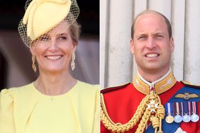 Queen Camilla and Sophie, Duchess of Edinburgh share a joke on the balcony of Buckingham Palace during Trooping the Colour at Buckingham Palace on June 15, 2024 in London, England. Trooping the Colour is a ceremonial parade celebrating the official birthday of the British Monarch. The event features over 1,400 soldiers and officers, accompanied by 200 horses. More than 400 musicians from ten different bands and Corps of Drums march and perform in perfect harmony.