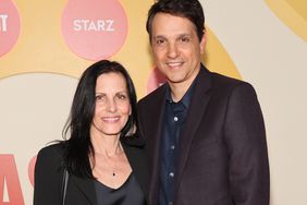 Phyllis Fierro and Ralph Macchio attend the premiere of "Gaslit" at Metropolitan Museum of Art on April 18, 2022 in New York City