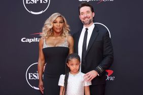 HOLLYWOOD, CALIFORNIA - JULY 11: (L-R) Alexis Olympia Ohanian Jr., Serena Williams and Alexis Ohanian attend the 2024 ESPY Awards at Dolby Theatre on July 11, 2024 in Hollywood, California.