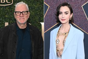 Malcolm McDowell, Lily Collins 