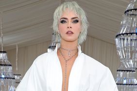 Cara Delevingne attends The 2023 Met Gala Celebrating "Karl Lagerfeld: A Line Of Beauty" at The Metropolitan Museum of Art on May 01, 2023 in New York City.