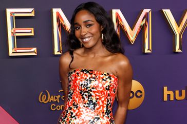 Ayo Edebiri attends the 76th Primetime Emmy Awards at Peacock Theater on September 15, 2024 in Los Angeles, California.