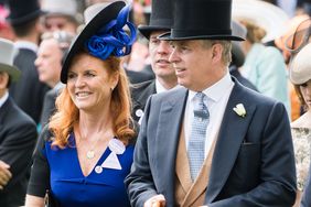 Sarah Ferguson and Prince Andrew, Duke of York attend day 4 of Royal Ascot at Ascot Racecourse on June 19, 2015 in Ascot, England