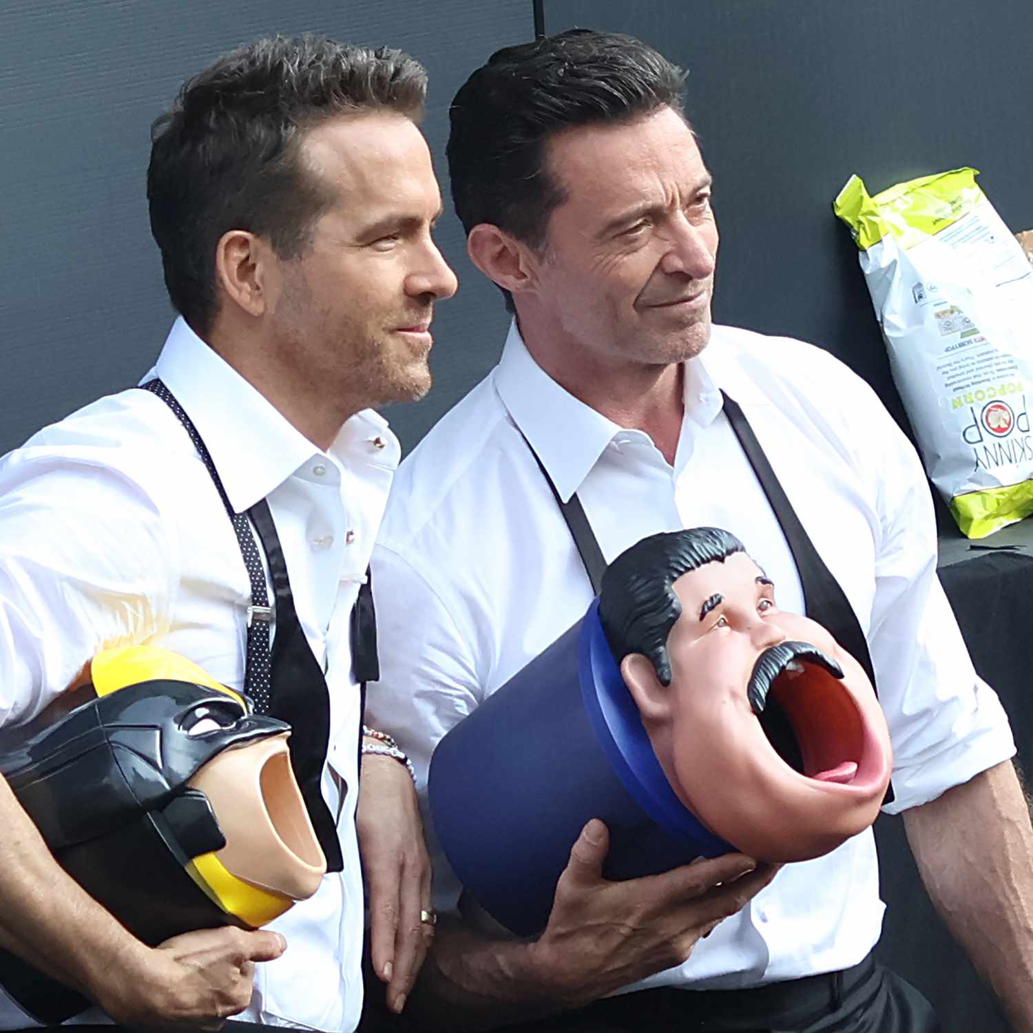 Ryan Reynolds and Hugh Jackman los angeles jimmy kimmel 07 24 24