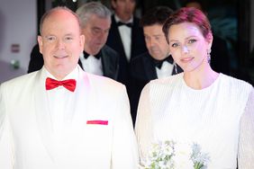 Prince Albert and Princess Charlene Attend 74th Monaco Red Cross Gala in Matching White Ensembles