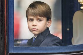 Prince Louis of Wales looks on during Trooping the Colour on June 15, 2024 in London