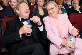 Martin Short and Meryl Streep at the 76th Emmy Awards on Sunday, Sept. 15, 2024 at the Peacock Theater in Los Angeles