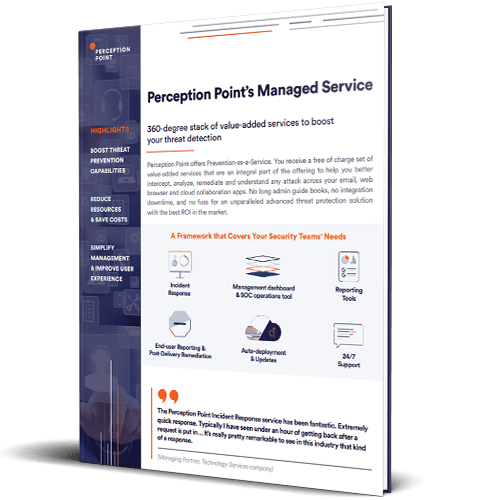 Perception Point Managed Service Brochure