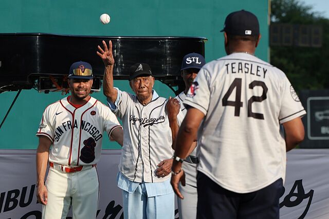 MLB honored players from the Negro Leagues and recently passed Willie Mayes on Thursday