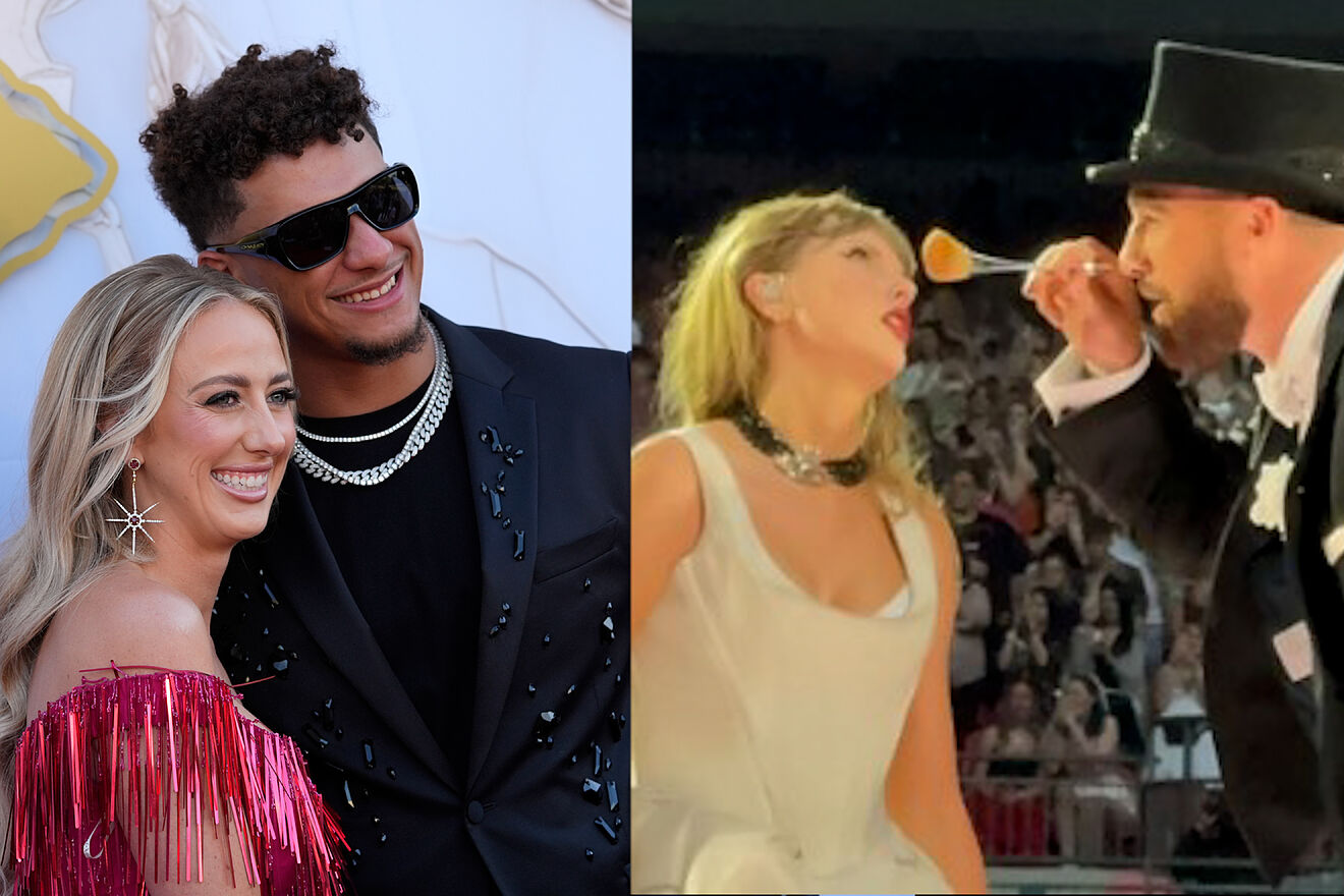 Patrick and Brittany Mahomes / Taylor Swift and Travis Kelce