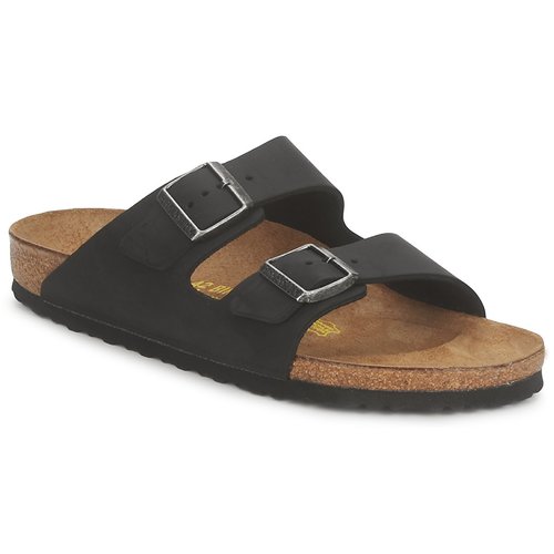 Schoenen Leren slippers Birkenstock ARIZONA PREMIUM Zwart