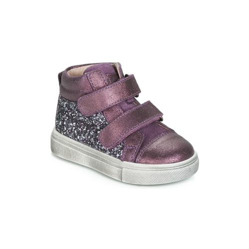 Schoenen Meisjes Hoge sneakers Acebo's 5299AV-LILA-C Violet