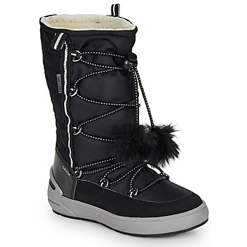 Schoenen Meisjes Hoge laarzen Geox J SLEIGH GIRL B ABX Zwart