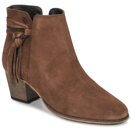 Schoenen Dames Enkellaarzen Betty London HEIDI Cognac