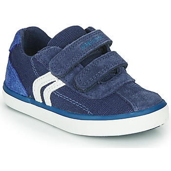 Schoenen Jongens Lage sneakers Geox B KILWI BOY Blauw / Wit