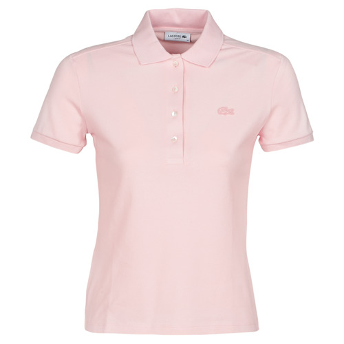 Textiel Dames Polo's korte mouwen Lacoste PH5462 SLIM Roze