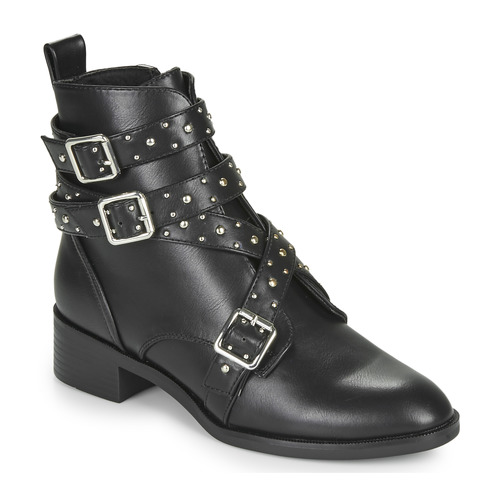 Schoenen Dames Laarzen Only BRIGHT 14 PU STUD BOOT Zwart