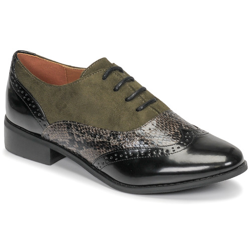 Schoenen Dames Derby Moony Mood NOULIME Kaki