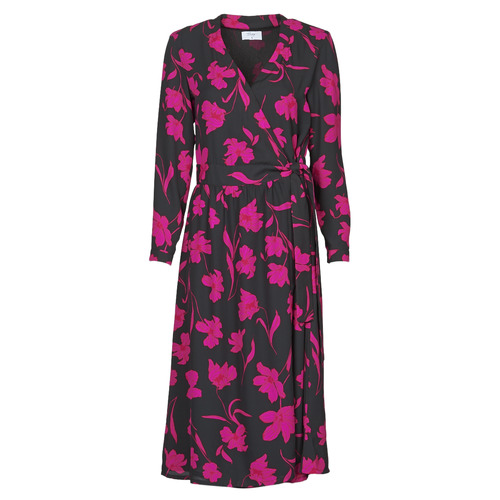 Textiel Dames Lange jurken Betty London NOLIE Zwart / Roze