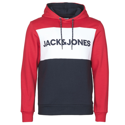 Textiel Heren Sweaters / Sweatshirts Jack & Jones JJELOGO BLOCKING Rood