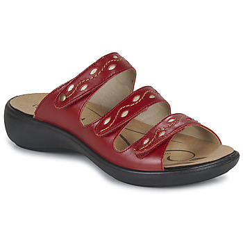 Schoenen Dames Leren slippers Josef Seibel IBIZA 66 Rood