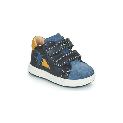 Schoenen Jongens Lage sneakers Geox BIGLIA Marine