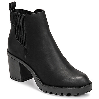 Schoenen Dames Enkellaarzen Only BARBARA HEELED BOOTIE Zwart