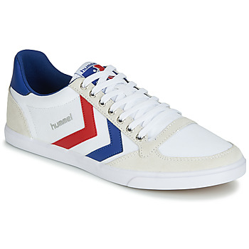 Schoenen Lage sneakers hummel TEN STAR LOW CANVAS Wit / Rood / Blauw