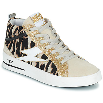 Schoenen Dames Hoge sneakers Semerdjian CIELLO Beige / Goud