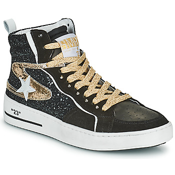 Schoenen Dames Hoge sneakers Semerdjian MARAL Zwart / Goud