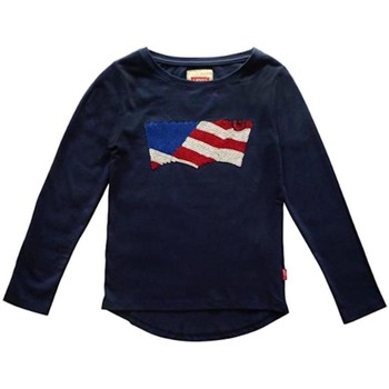 Textiel Meisjes T-shirts korte mouwen Levi's  Blauw