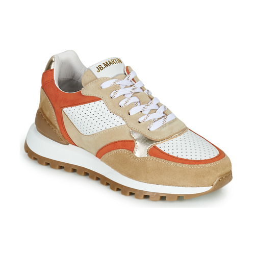 Schoenen Dames Lage sneakers JB Martin HUMBLE Mix / Beige / Wit