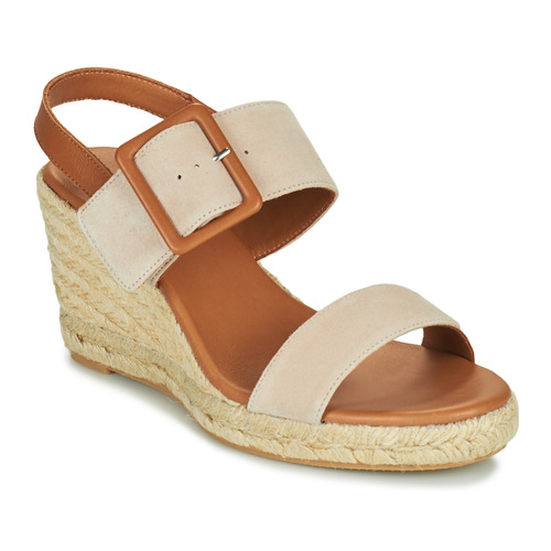 Schoenen Dames Espadrilles JB Martin IRINA Chevre / Velours / Taupe