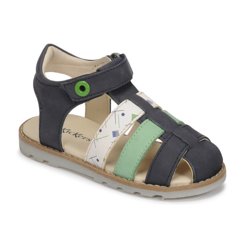 Schoenen Jongens Sandalen / Open schoenen Kickers NOOPI Marine