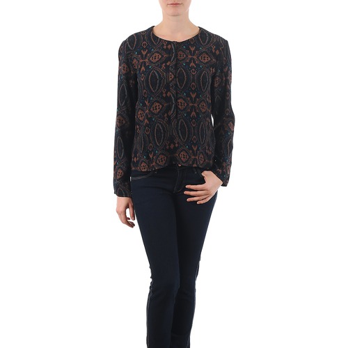 Textiel Dames Tops / Blousjes Antik Batik VEE Zwart