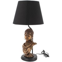 Wonen Tafellampen Signes Grimalt Lamp Met Afrikaanse Figuur Goud