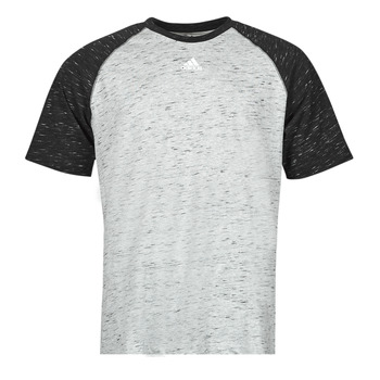 Textiel Heren T-shirts korte mouwen adidas Performance MEL T-SHIRT Medium / Grey / Heather /  zwart / Bont