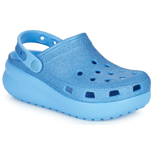 Schoenen Meisjes Klompen Crocs Cls Crocs Glitter Cutie CgK Blauw / Glitter