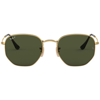 Horloges & Sieraden Zonnebrillen Ray-ban Occhiali da Sole  Hexagonal RB3548N 001/58 Polarizzati Goud