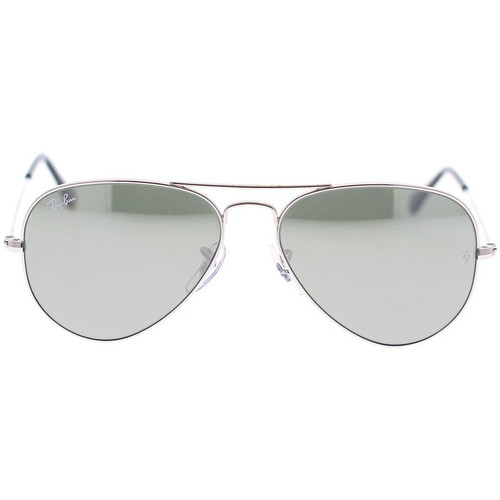 Horloges & Sieraden Zonnebrillen Ray-ban Occhiali da Sole  Aviator RB3025 W3275 Zilver