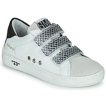 Schoenen Meisjes Lage sneakers Semerdjian VIP Wit / Zilver