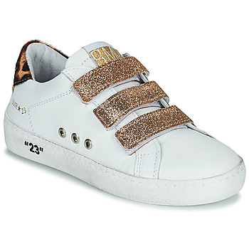 Schoenen Meisjes Lage sneakers Semerdjian GARBIS Wit / Goud