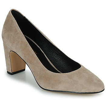 Schoenen Dames pumps JB Martin VERITEA Chevre / Velours / Taupe