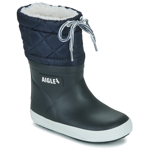 Schoenen Kinderen Regenlaarzen Aigle GIBOULEE 2 Marine / Wit