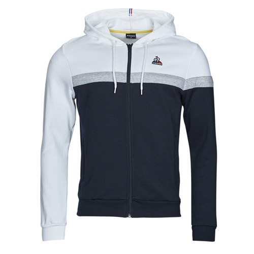 Textiel Heren Trainings jassen Le Coq Sportif SAISON 2 FZ N1 Marine / Wit