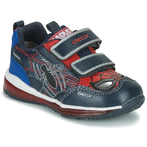 Schoenen Jongens Lage sneakers Geox B TODO BOY A Blauw / Rood