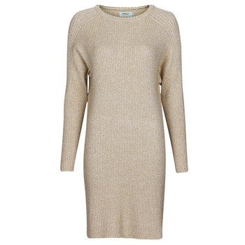 Textiel Dames Korte jurken Only ONLFIA KATIA L/S DRESS CC KNT Beige