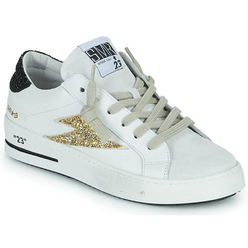 Schoenen Dames Lage sneakers Semerdjian MAYA Wit / Beige / Goud