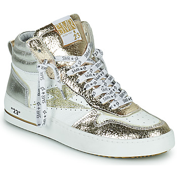 Schoenen Dames Hoge sneakers Semerdjian QUITO Goud / Wit